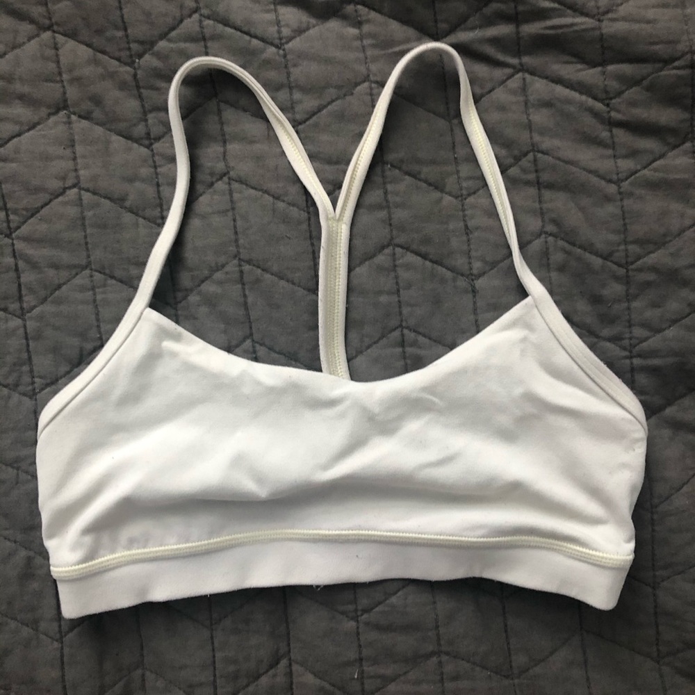 Lululemon Flow Y Bra Nulu Light Support YELLOW 8